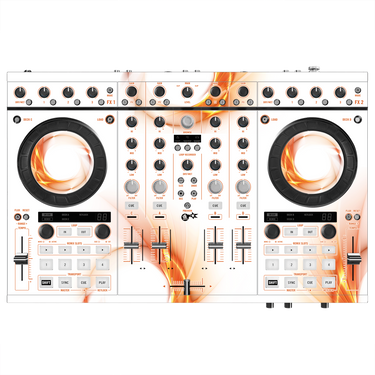 dj-skins Native Instruments S4 MK2 Skins ORANGE SWIRL